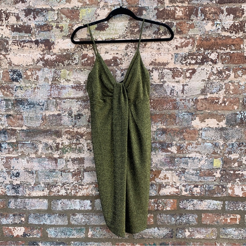 NWT Metallic Gold Cocktail Dress - from boutique
